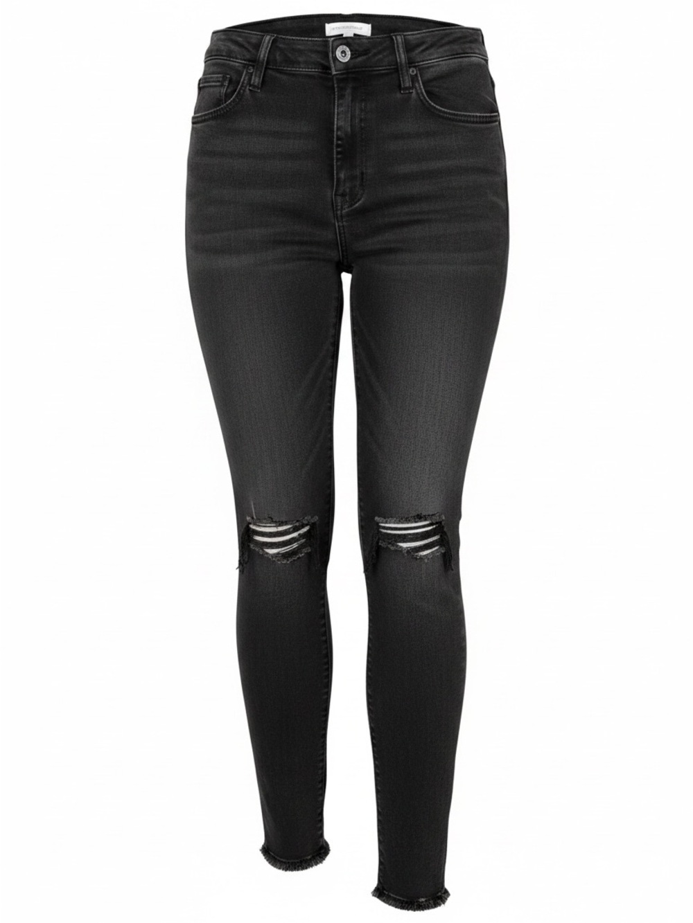 Universal Thread Black High-Rise Ripped Skinny Jeans